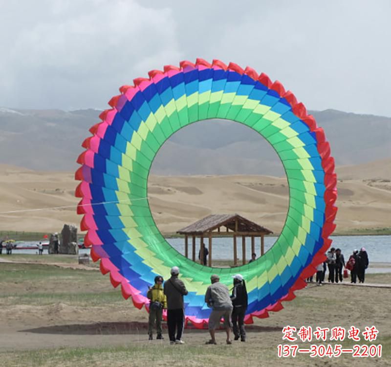 湖北不锈钢彩色圆环雕塑——精致的艺术瑰宝