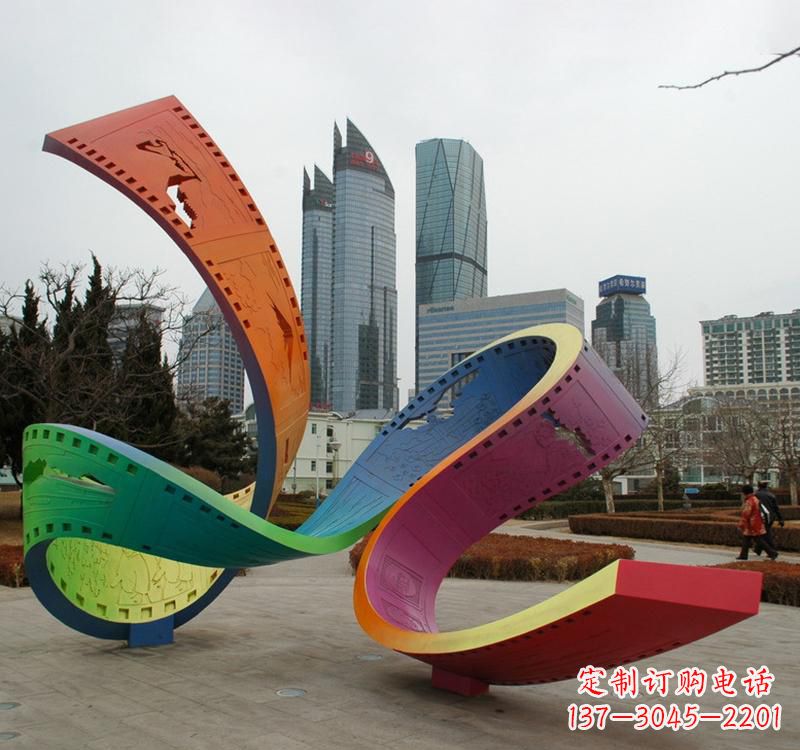 湖北精美的不锈钢城市景观雕塑