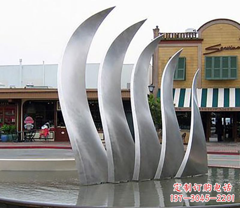 湖北不锈钢翅膀雕塑给空中带来力量与美丽