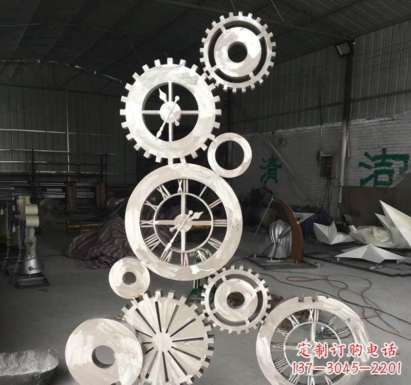 湖北齿轮雕塑精致细腻的艺术品