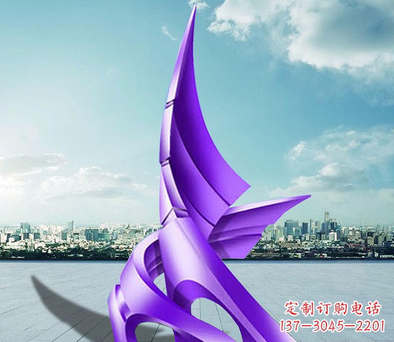 湖北不锈钢船帆雕塑静谧的海洋美景