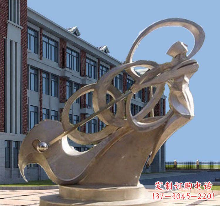 湖北不锈钢制作的高尔夫球雕塑