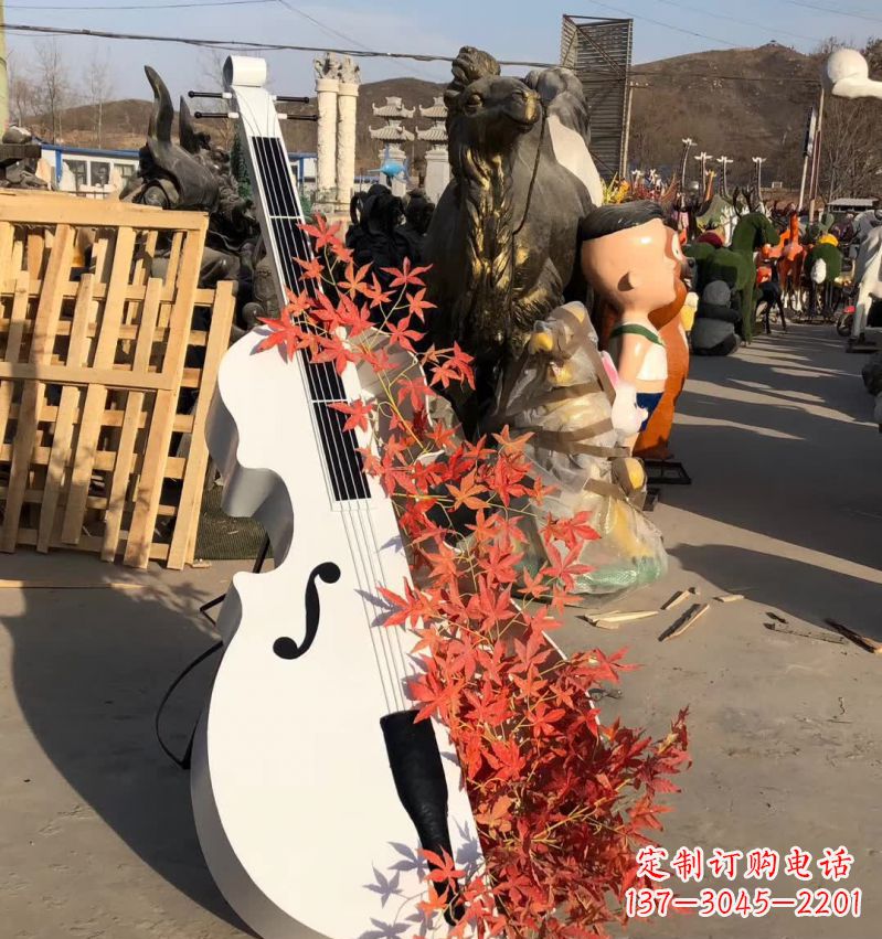湖北不锈钢大提琴雕塑—精致的艺术精品