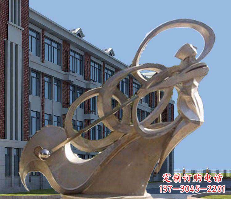 湖北不锈钢制作的高尔夫球人物雕塑