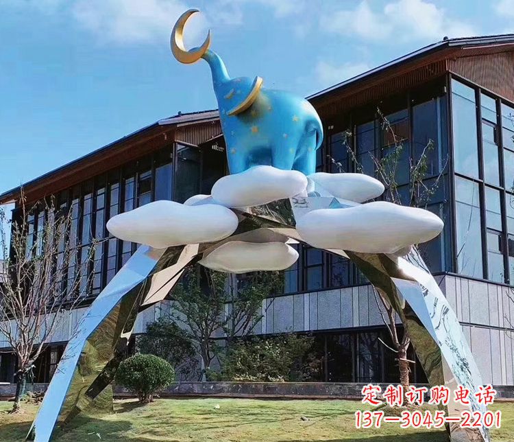 湖北精美不锈钢拱门雕塑