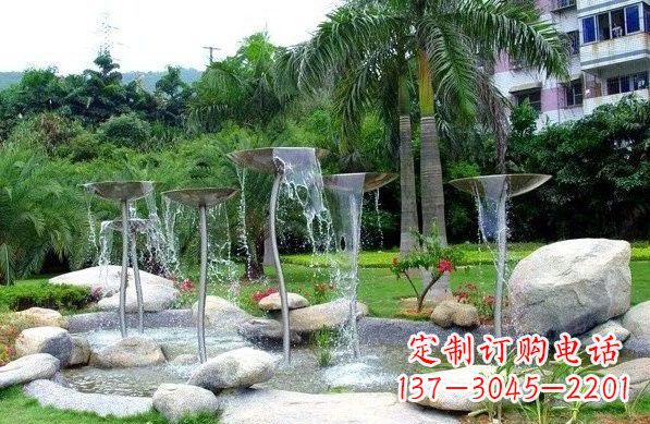 湖北不锈钢喷泉雕塑艺术之美