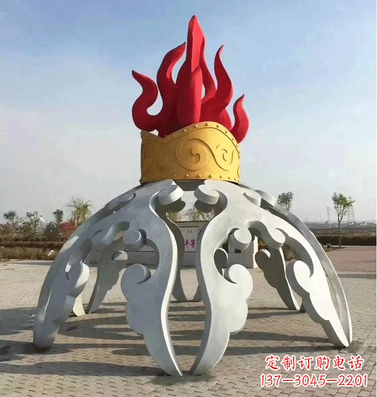 湖北不锈钢拱门雕塑精致而又充满艺术气息