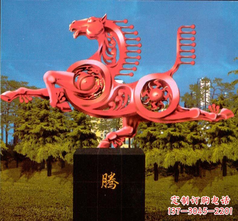 湖北精美不锈钢马雕塑
