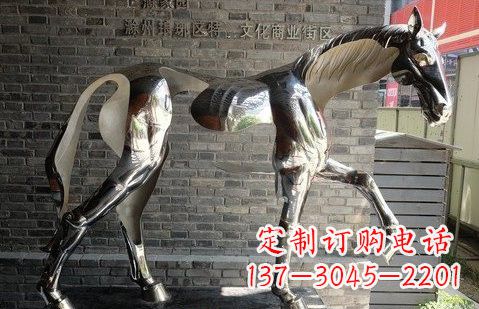 湖北不锈钢抽象马雕塑