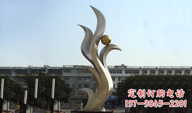 湖北精美不锈钢凤凰雕塑