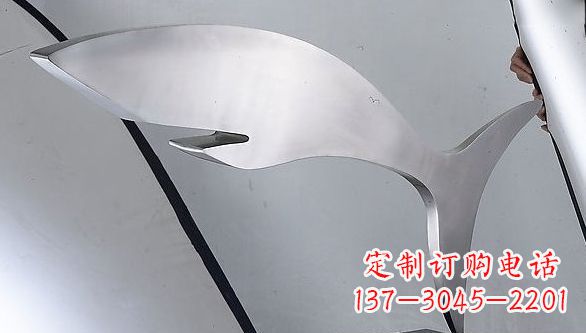 湖北不锈钢鲨鱼雕塑艺术精品