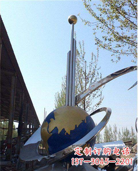 湖北精致的不锈钢地球雕塑