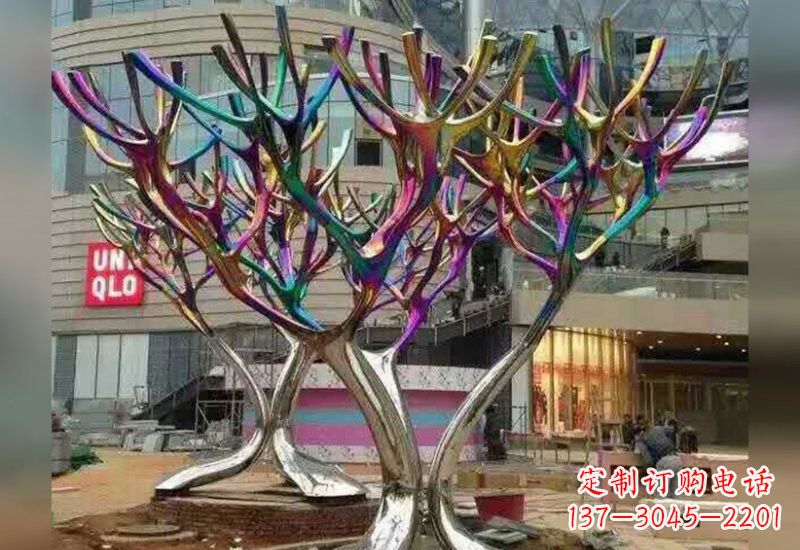 湖北不锈钢树枝雕塑自然的美丽