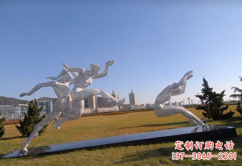 湖北不锈钢运动员雕塑