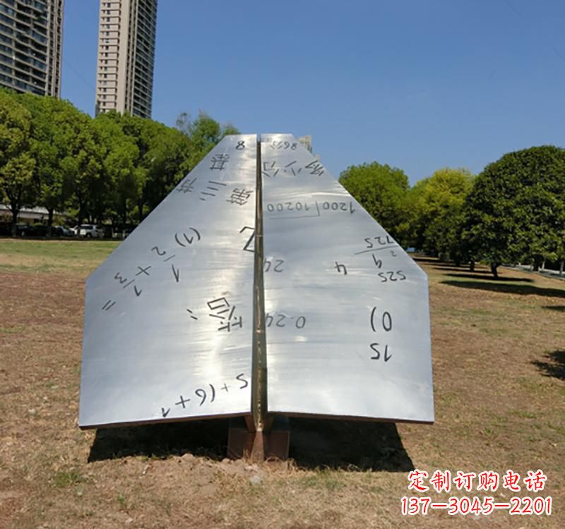 湖北不锈钢飞机雕塑传承艺术与科技的完美结合