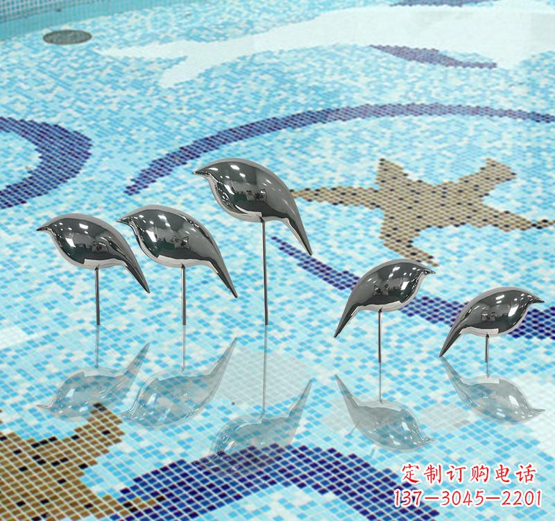 湖北不锈钢创意鸽子雕塑展现精致美感