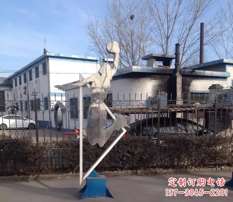 湖北制作不锈钢高尔夫雕塑
