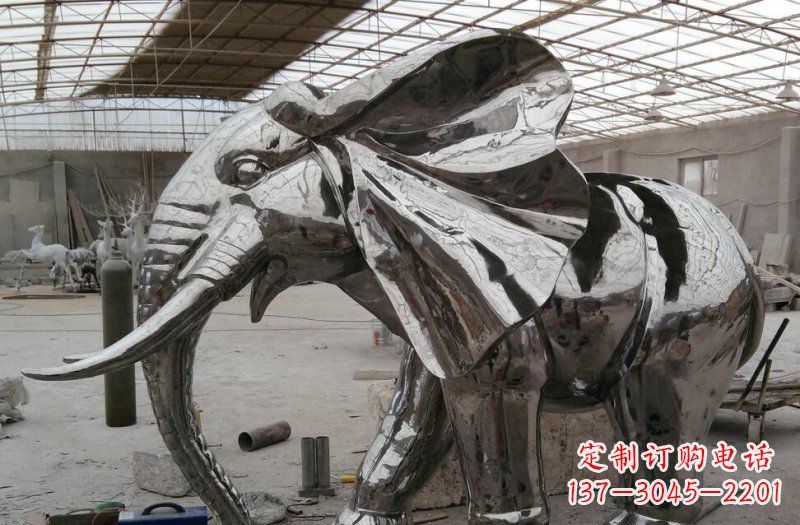 湖北不锈钢大象传承与美的结合