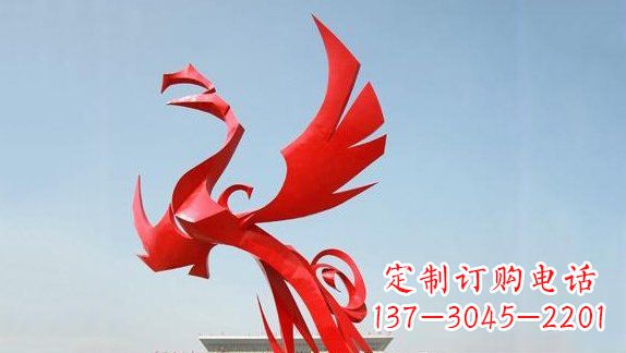 湖北不锈钢凤凰雕塑
