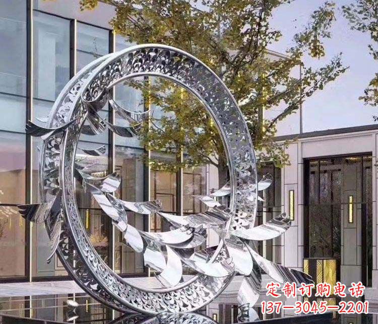 湖北大雁雕塑象征着永恒的美丽