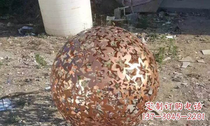 湖北不锈钢地球仪雕塑精美的艺术装饰