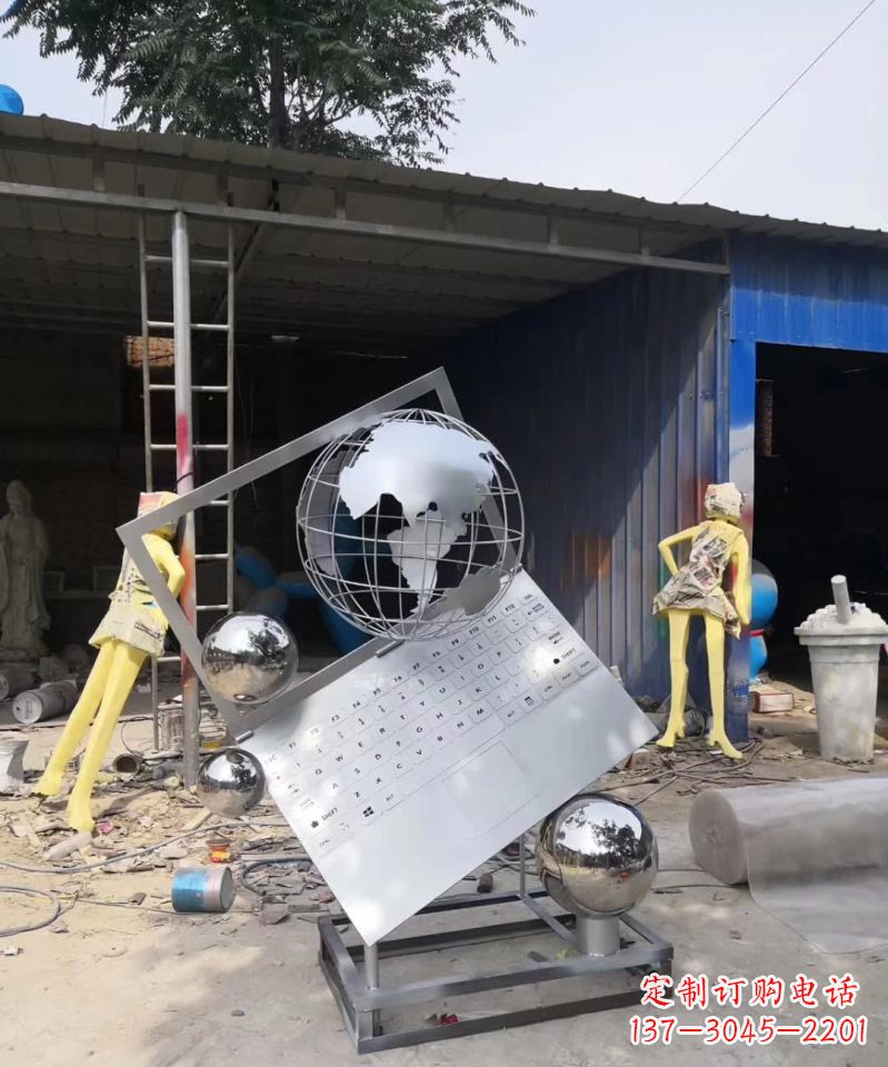 湖北不锈钢地球雕塑艺术与科技的完美结合