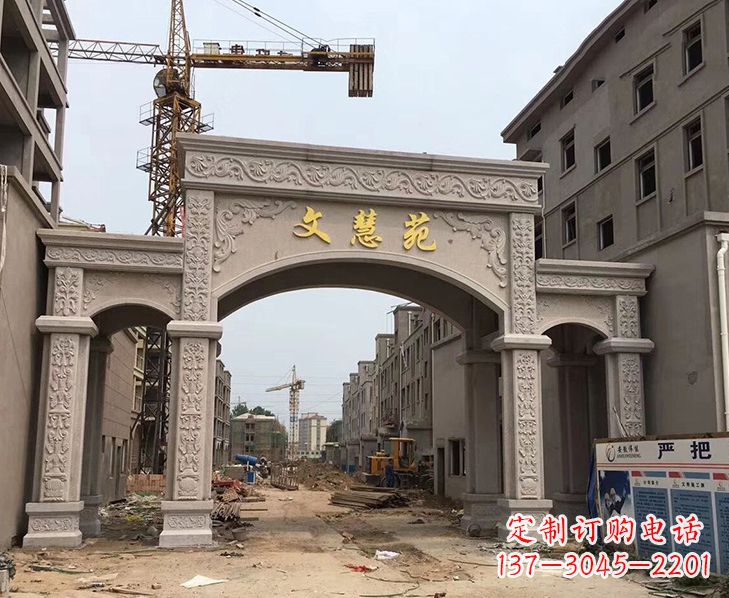 湖北不锈钢雕塑 雕刻牌坊