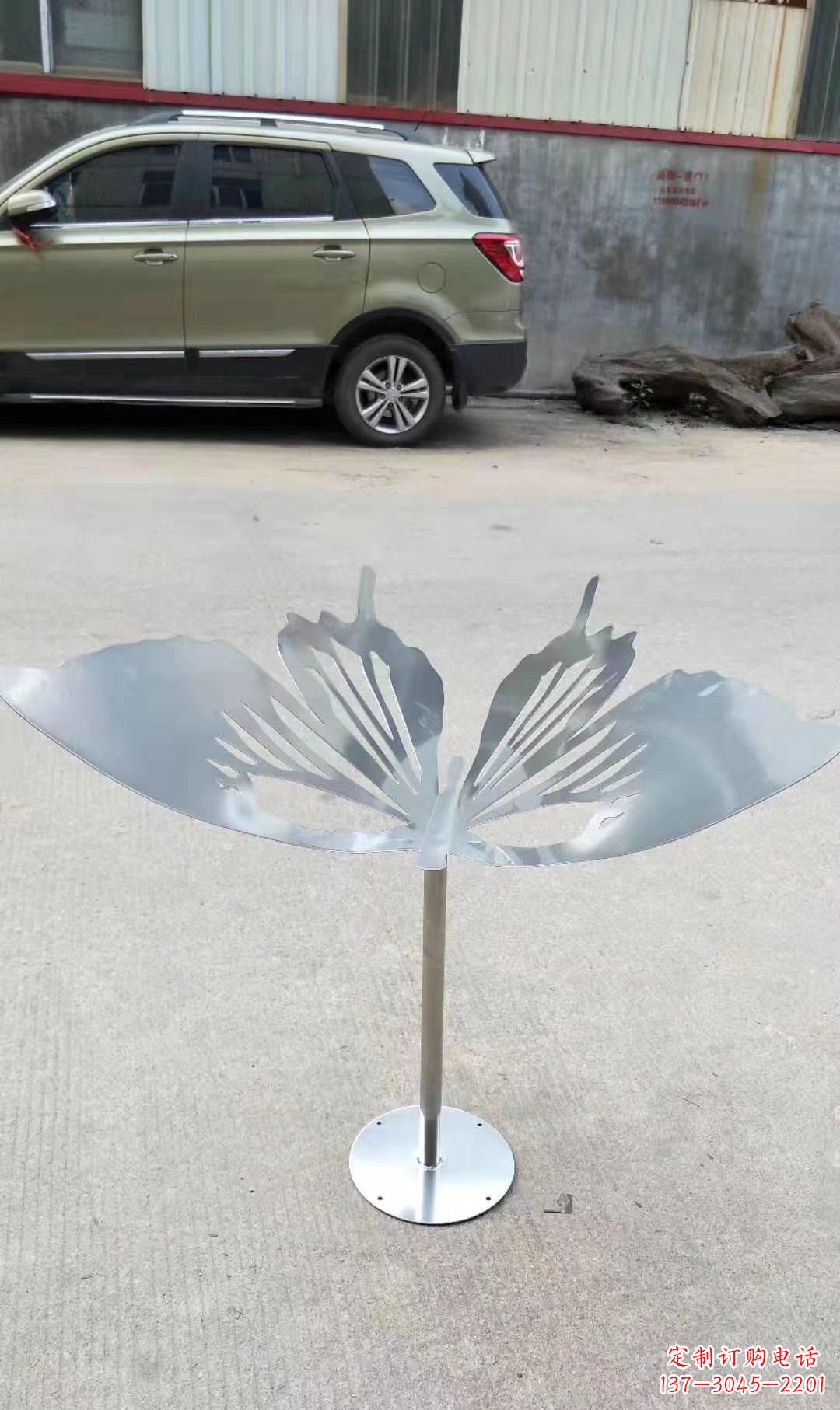 湖北绚丽精美的不锈钢蝴蝶雕塑