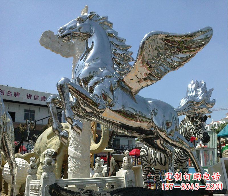 湖北不锈钢飞马雕塑——一座令人惊叹的艺术品