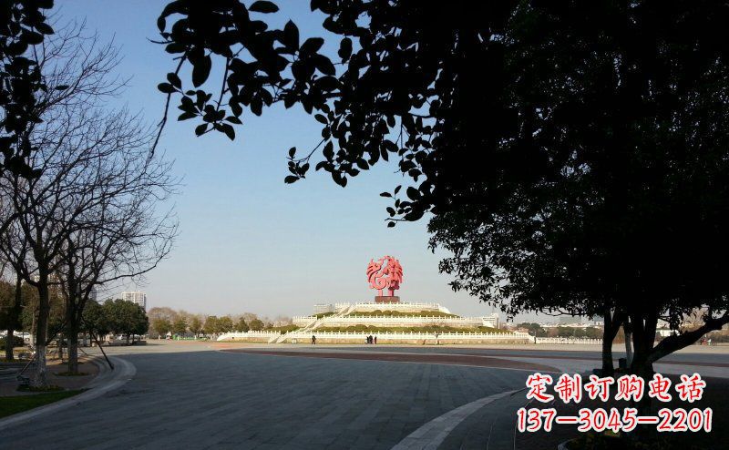 湖北不锈钢凤凰雕塑——展现传统文化之美