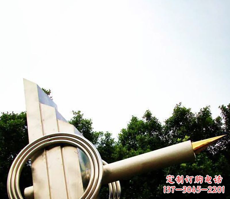 湖北不锈钢钢笔雕塑把简单的钢笔变成艺术品