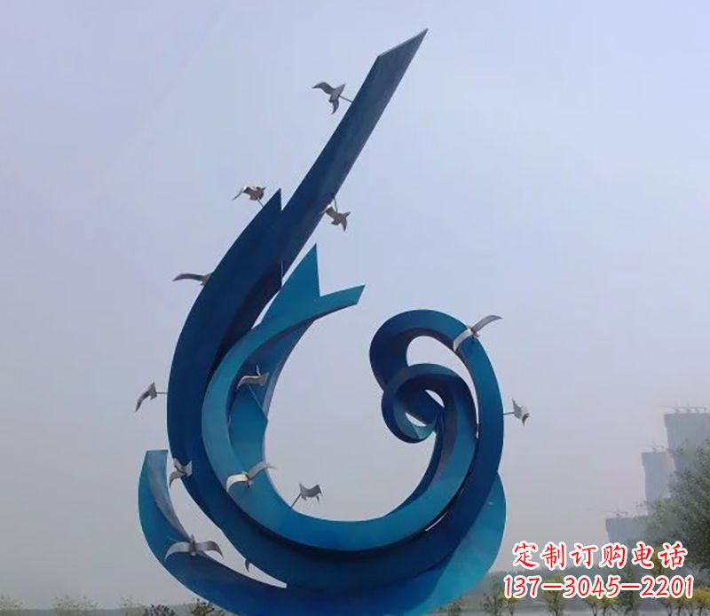 湖北不锈钢鸽子雕塑雕刻着永恒与美丽
