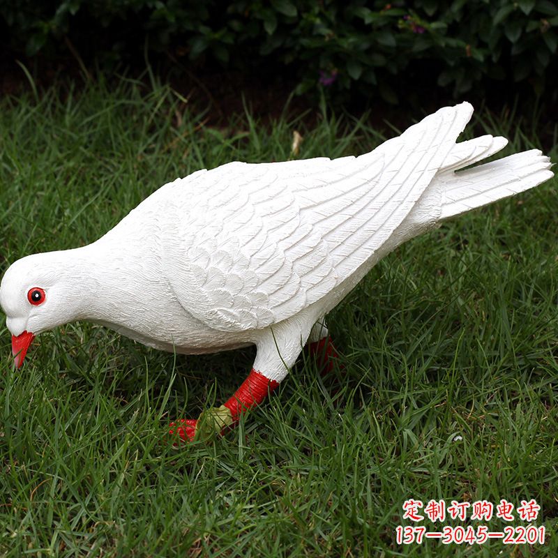 湖北精致的不锈钢鸽子雕塑