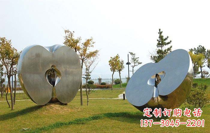 湖北不锈钢苹果雕塑——珍贵的艺术瑰宝