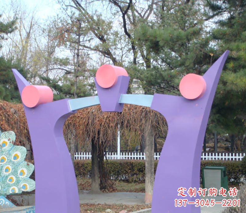 湖北不锈钢拱门雕塑精美艺术品