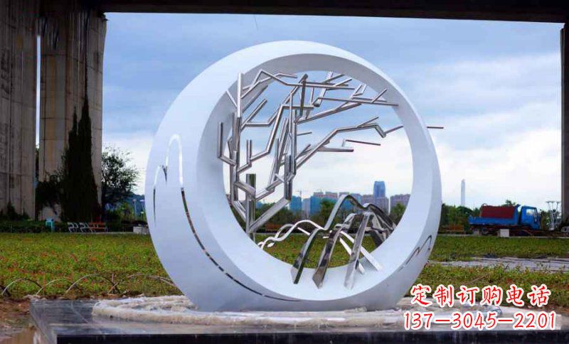 湖北不锈钢树枝雕塑艺术与环保的完美结合
