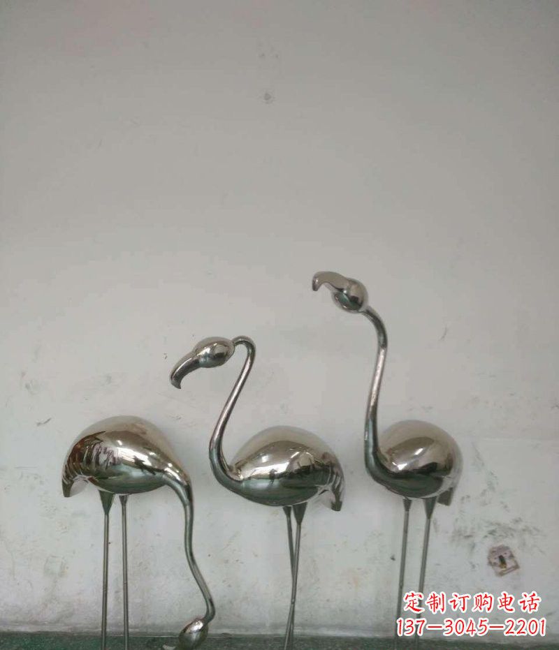 湖北不锈钢火烈鸟雕塑精美的艺术之作