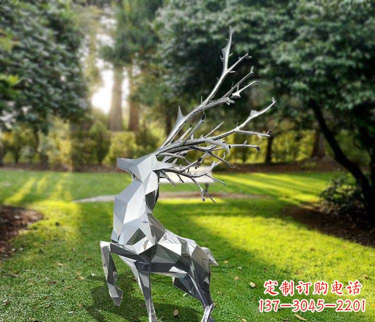 湖北不锈钢公园动物鹿