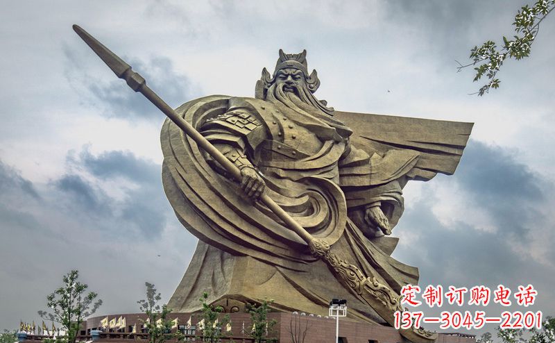 湖北不锈钢关公广场雕塑传承中华文化
