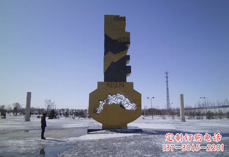 湖北不锈钢钥匙雕塑精致且具有象征意义