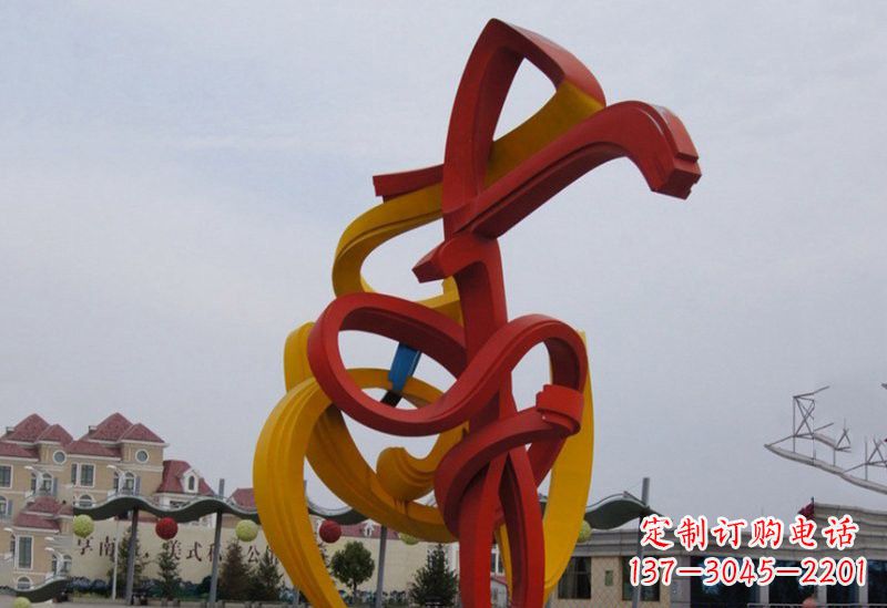 湖北不锈钢音符雕塑美妙的视觉音乐