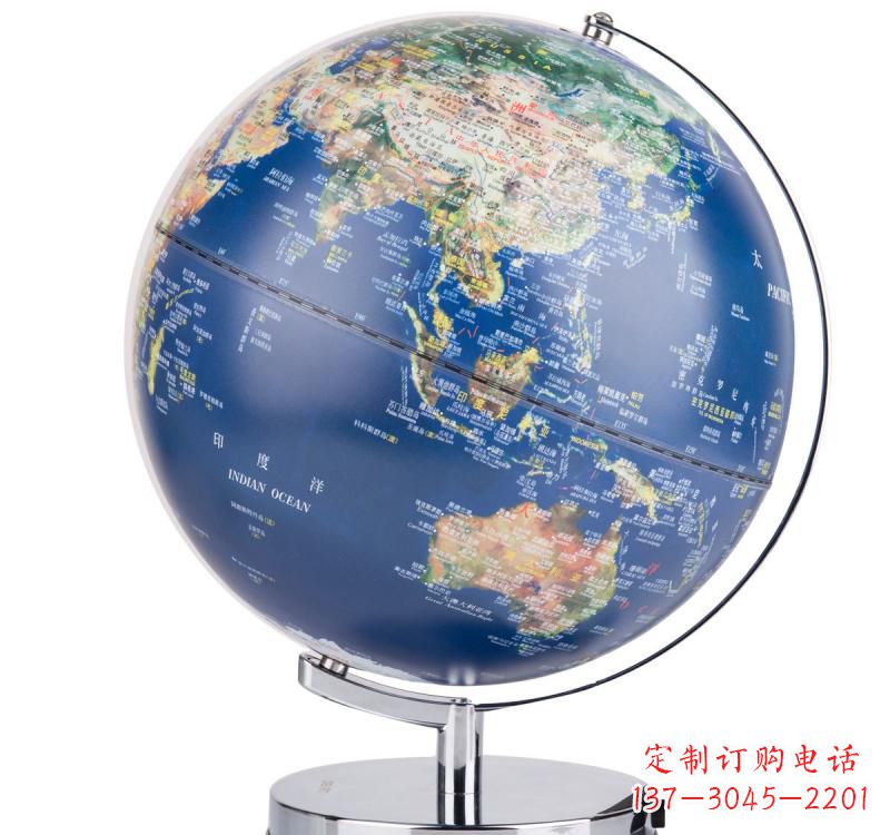 湖北不锈钢地球仪雕塑精美的艺术品
