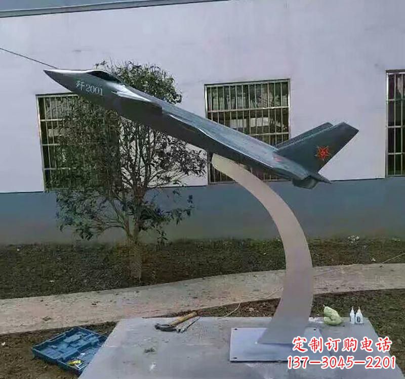 湖北不锈钢飞机雕塑——极致精美的艺术品