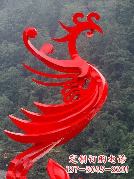 湖北不锈钢凤凰雕塑一次精美的艺术体验