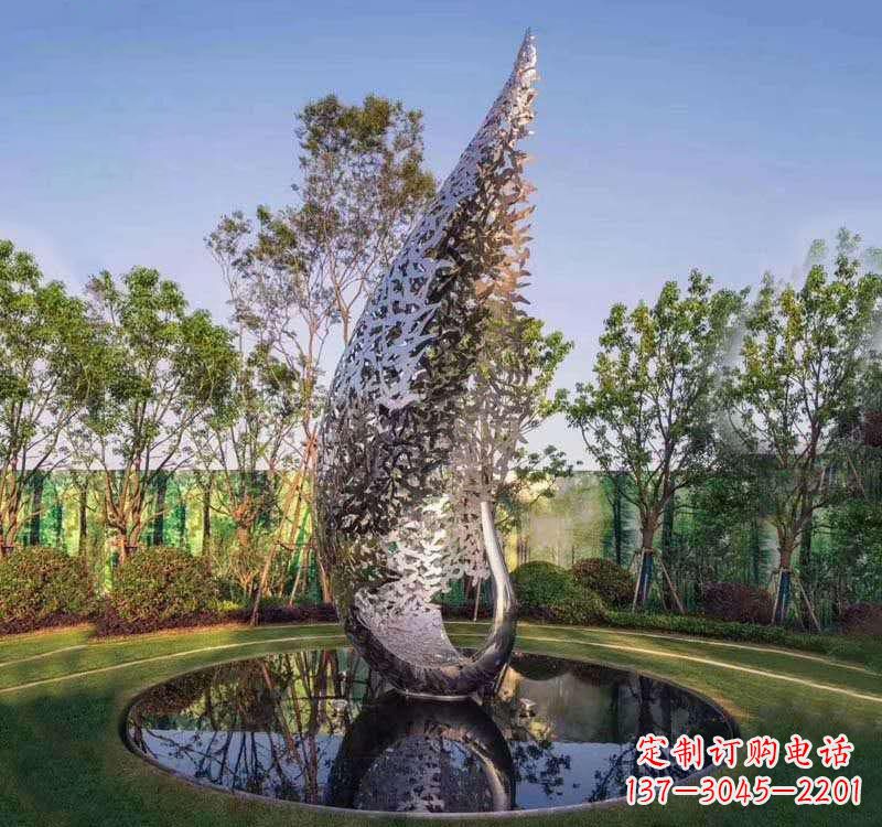 湖北不锈钢凤凰雕塑精美绝伦