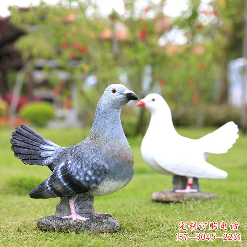 湖北和平鸽雕塑——象征着永恒的和平