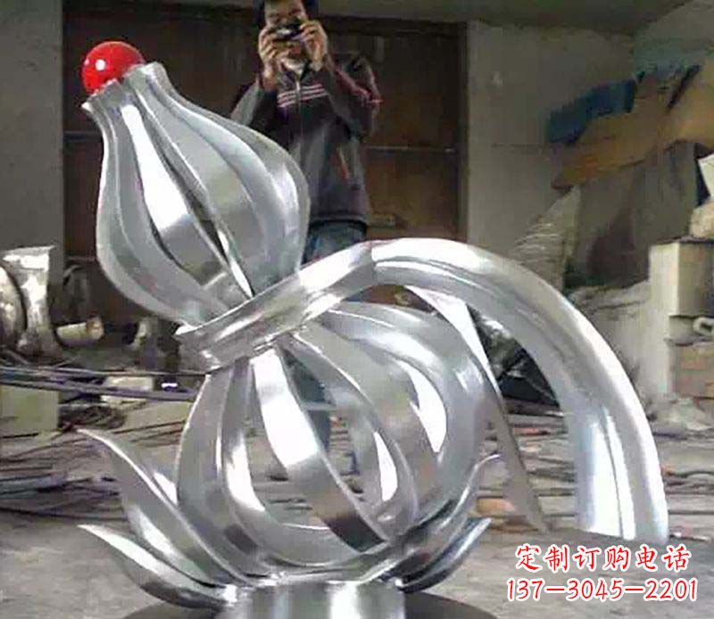 湖北不锈钢葫芦雕塑艺术与科技的完美结合