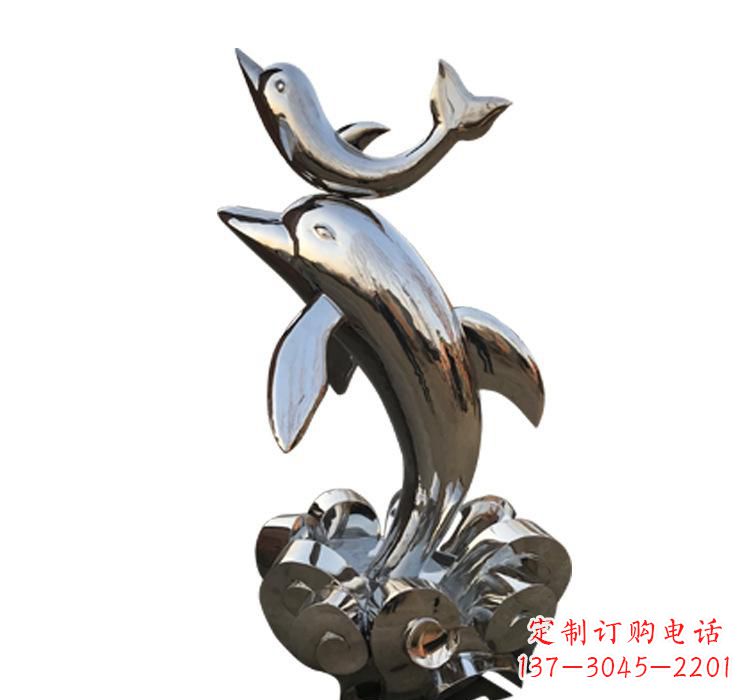 湖北海豚雕塑艺术与自然的完美结合