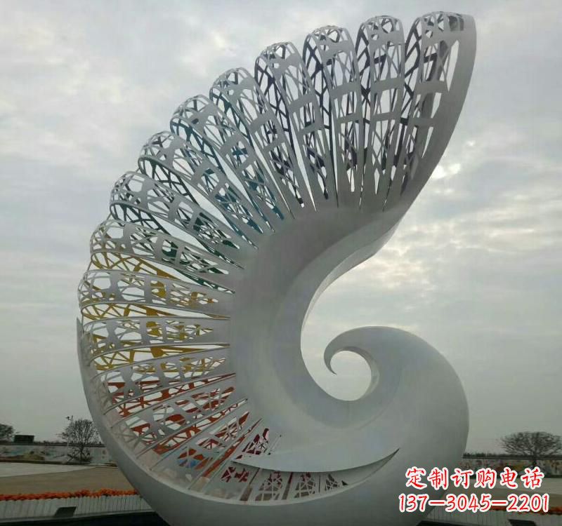 湖北不锈钢火凤凰雕塑