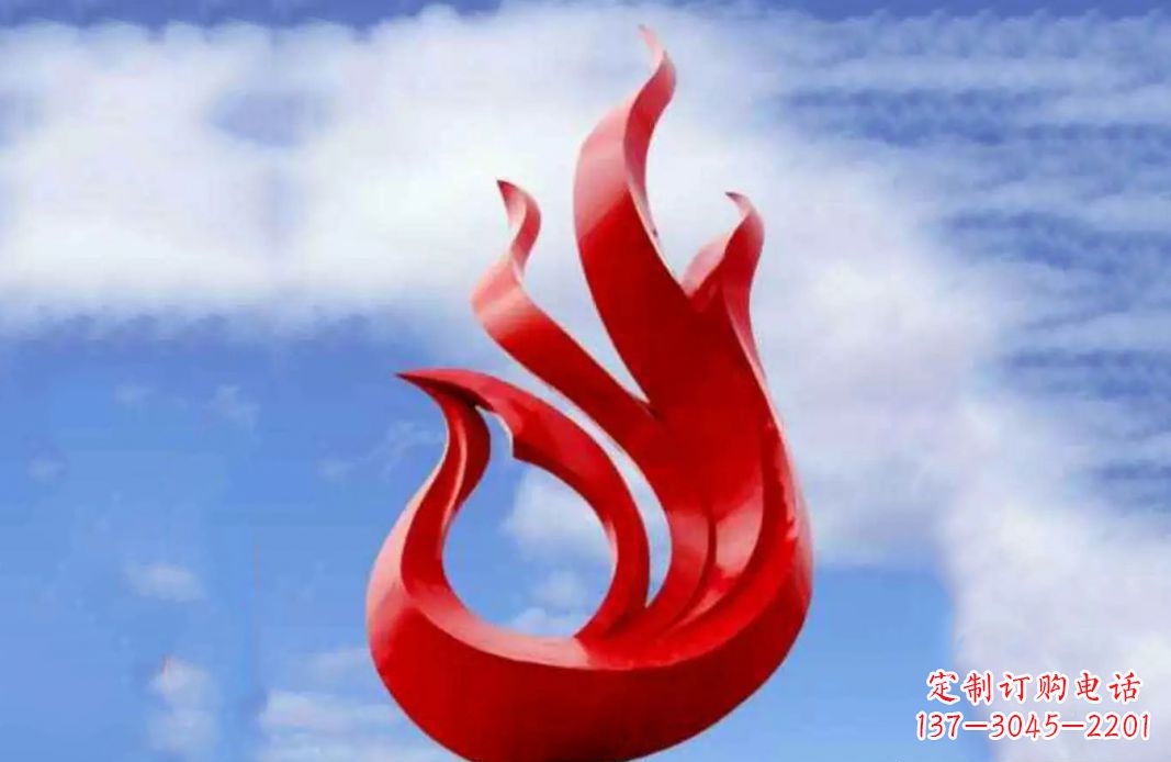 湖北凤凰雕塑不锈钢金之美